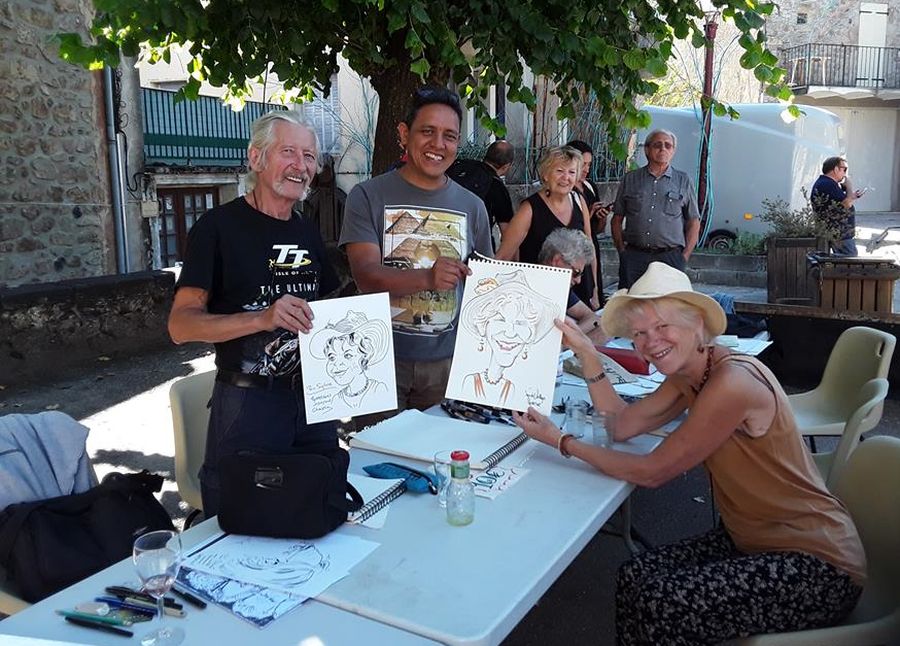 Festival de la Caricature Aintraigues - juillet 2018